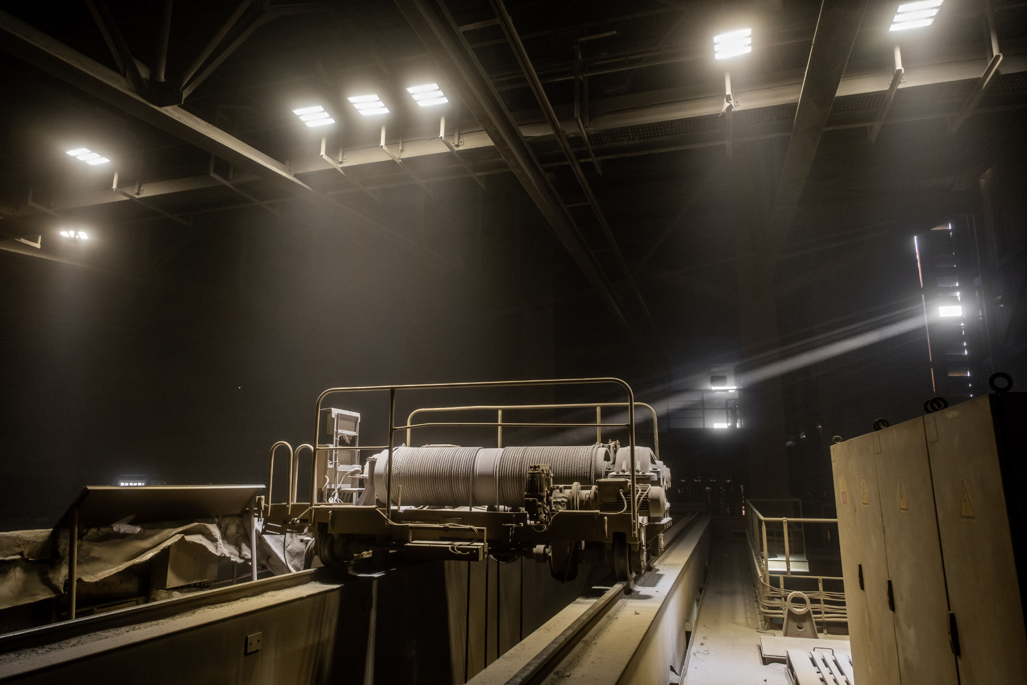 LED light Heavy in action in the production halls in Podbrezova